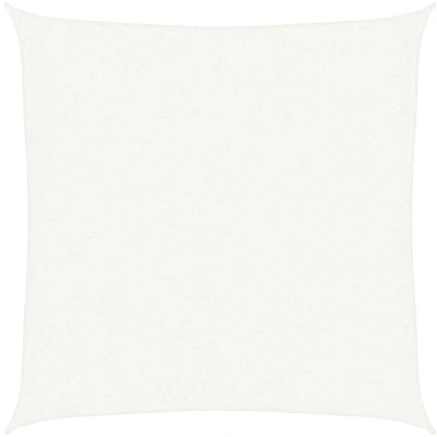 Image of vidaXL Sunshade Sail HDPE Square 3.6x3.6 m White