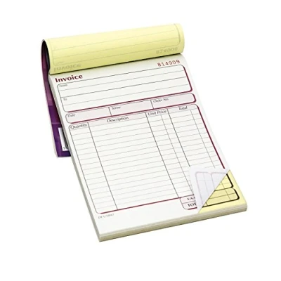 Image of Pukka Pad, NCR Duplicate Invoice Book 137 x 203mm Pack of 10