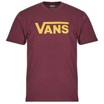 Image of VANS MN CLASSIC men&#039;s T shirt in Bordeaux