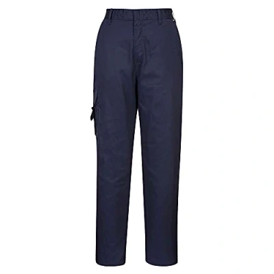 Image of Portwest Women&#039;s Combat Trouser, Size: S, Colour: Navy Tall, C099NATS