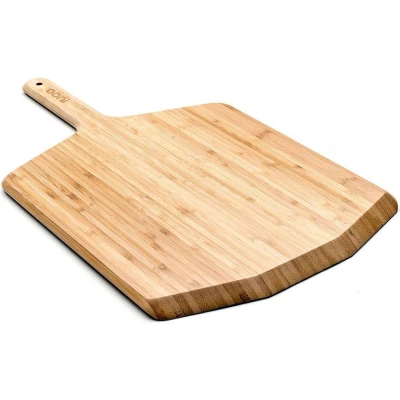 Image of Ooni 14 Bamboo Pizza Peel Wooden Inch, Spatula Paddle, Cutting Board, Wood Turning Peel, Oven Accessories, Tools, Wood, Board