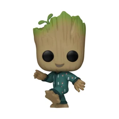 Image of Funko POP! Marvel: Guardians Of the Galaxy Groot PJs (dancing) Shorts Collectable Vinyl Figure Gift Idea Official Merchandise Toys for Kids &amp; Adults TV Fans