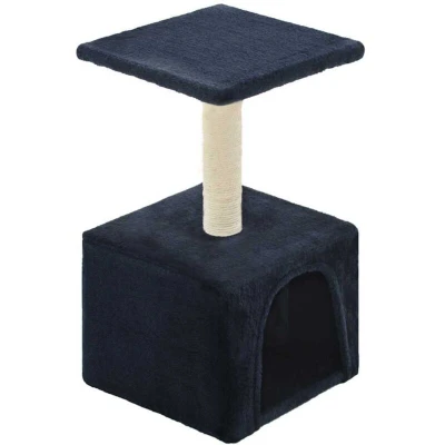 Image of vidaXL Cat Tree with Sisal Scratching Post 55 cm Dark Blue