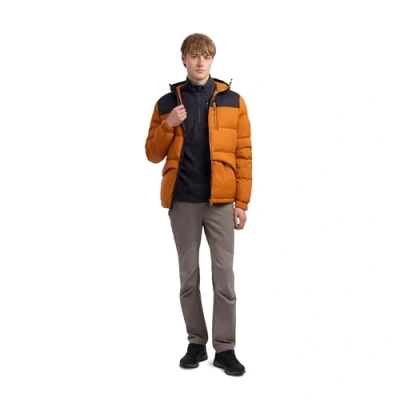 Image of Trespass Mens Down Jacket Hood Padded Outdoor Casual Coat Erris