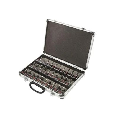 Image of Trend 30 Piece Router Bit Starter Set, 1/4 Inch Shank, Tungsten Carbide Tipped, Aluminium Case Included, SET/SS31X1/4TC