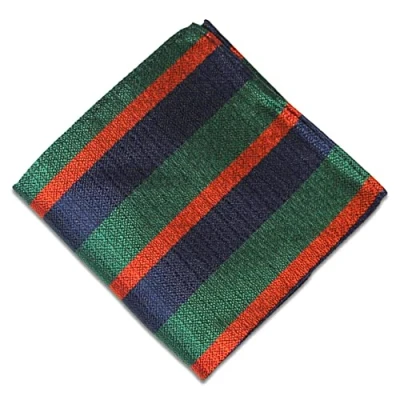 Image of Royal Irish Regiment Silk Non Crease Breast Pocket Regimental Handkerchief