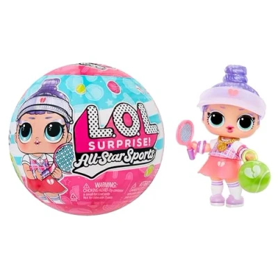 Image of L.O.L. Surprise! All Star Sports Vault Collection Tots Includes 1 Doll, Blind Packaging, 12 Dolls to Collect, Unbox 8 Accessories, Ideal Present for Kids Ages 4+