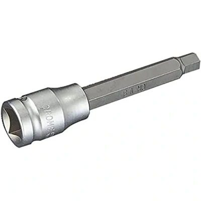 Image of King Dick Socket SD 3/8&quot; Insert Hex Bit Long Metric 5mm