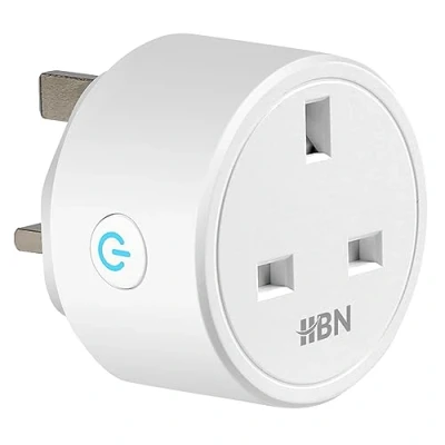 Image of HBN Smart Plug WiFi Socket Work with Alexa Echo and Google Home, Timer Plug, No Hub Required, 2.4Ghz Only (13A/3120W,1 Pack)