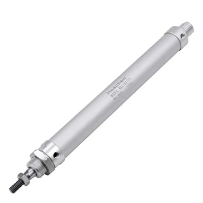 Image of Heschen Pneumatic slim Air Cylinder MAL 16 125 M5 port 16mm Bore 125mm Stroke Double Acting