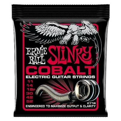 Image of Ernie Ball Burly Slinky Cobalt Electric Guitar Strings 11 52 Gauge