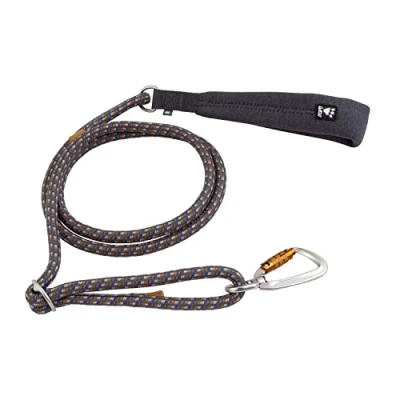 Image of Hurtta Adjustable ECO Rope Dog Leash, BlackBerry, 4 6 ft x 1/2 in
