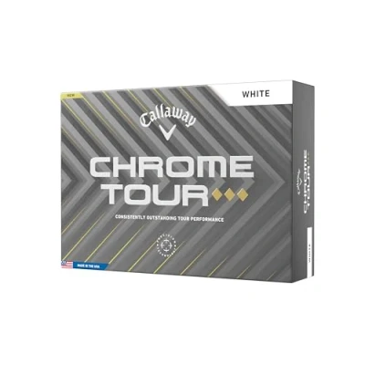 Image of Callaway Golf Chrome Tour Triple Diamond Ball, White