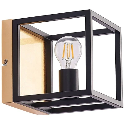Image of Lindby Miravi wall light, gold foil finish