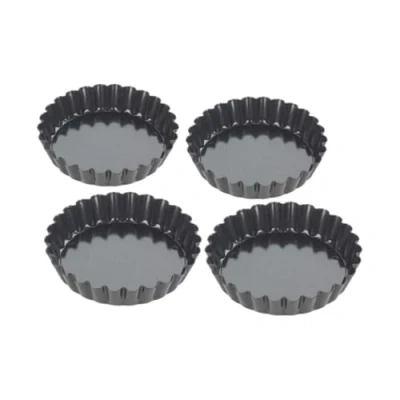 Image of Tala Performance 4 Tart Tins 10cm x 2cm