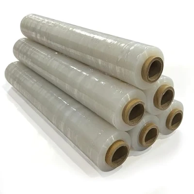 Image of JeeJaan® 6 Rolls Clear Pallet Wrap 500mm x 300m 17mu 1.80kg Standard Core Tear Resistant Shrink &amp; Stretch Water Moisture Proof Industrial Cling Film Multi Use Furniture
