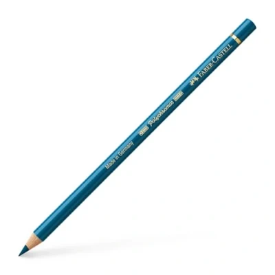Image of Faber Castell Art &amp; Graphic Polychromos Colour Pencil, (155), Helio Torquise, For Art, Craft, Drawing, Sketching, Home, School, University, Colouring