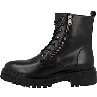 Image of Geox Womens D Iridea F Ankle Boots, Black, 3 UK