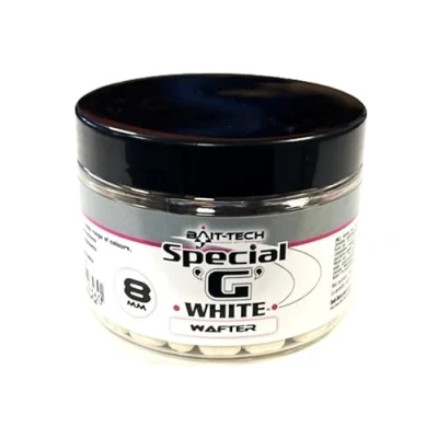 Image of Special G White Dumbells Wafters 8mm 2 x 70g Bait Tech. Fishing