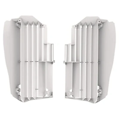 Image of Polisport Yamaha Radiator Louvers YZF 250 2019 2022 450 2018 22 WRF YZ FX 20 19 22, White Motocross4u