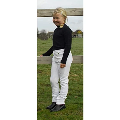Image of Rhinegold Childrens Jodhpurs 24 White