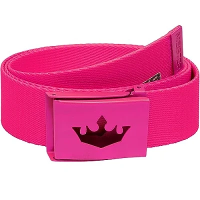 Image of Meister Web Player Golf Belt Adjustable &amp; Reversible Fuchsia Pink Fits Waist up to 42&quot; (107cm)