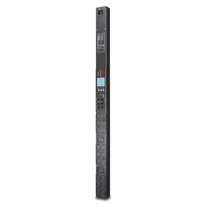 Image of APC Rack PDU 2G AP8858 Power Distribution (Metered, ZeroU, 20A/208V, 16A/230V, 18 Outlets C13 &amp; 2 C19, IEC C20)