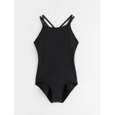 Image of Lindex Swimsuit for kids, Size: 7 8y, Black