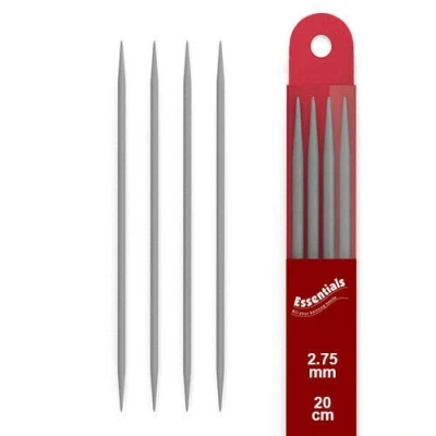 Image of 2.75mm 20cm Set of 4 Double Pointed Knitting Needles