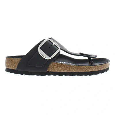 Image of Birkenstock Gizeh Big Buckle Oiled Leather Unisex Toe Post Sandals