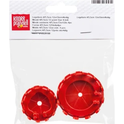 Image of Knorr Prandell 218529100 Moulds Set of 4 Diameter and 4.5 cm with Compression