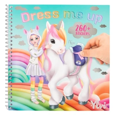 Image of Ylvi Dress Me Up Stickerbook Rainbow Naya