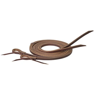 Image of Weaver Leather Working Tack Extra Heavy Harness Split Reins, 1/2&quot; x 8&#039;, Golden Chestnut