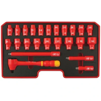 Image of Laser 6147 Insulated Socket Set 1/2&quot;D 24pc