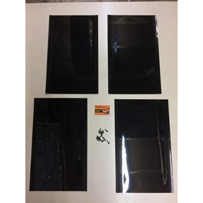 Image of Motorsportandaccessories RALLY MUDFLAPS BLACK 500mm x 300mm 3MM PVC MSA