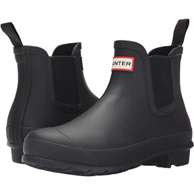 Image of Hunter Women&#039;s Wellington Boots, Black (Original Chelsea Wfs2006rma), 7 UK