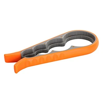 Image of Jar Opener and Bottle for Weak Hands Arthritis Elderly Children,Non Slip Grip Get Lids Off with Ease (Orange)