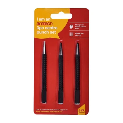 Image of Amtech H0900 3 Piece Centre Punch Set