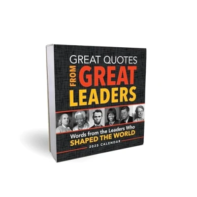 Image of 2025 Great Quotes From Leaders Boxed Calendar