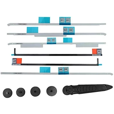 Image of OLVINS LCD Display Adhesive Strips Tape + Opening Wheel Handle Screen Removal Tools Kit Replacement for iMac 21.5&quot; A1418 (076 1437 076 1416, 1422) (Late 2012 Retina 4K Late 2015)