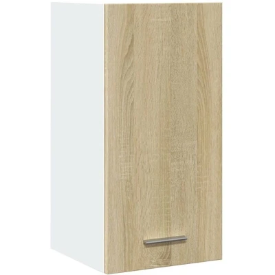 Image of vidaXL Wall Cabinet, Kitchen Cabinet with Door Storage Space, for Kitchen, Unit, Furniture Sonoma Oak Wood Material