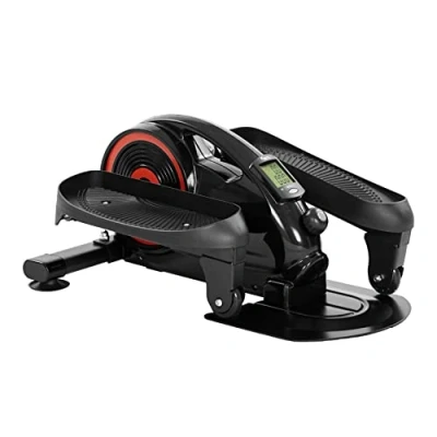 Image of KM Fit Leg Trainer with LCD Display &amp; APP Exercise Bike Mini Elliptical Crosstrainer for Home and Office Continuously Adjustable Magnetic Resistance Up to 100 kg SilentBelt System