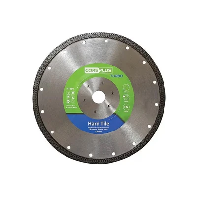Image of CorePlus HT250 Hard Tile Turbo Diamond Blade 250mm CORDBHT250