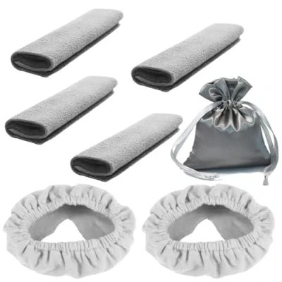 Image of Asheyya 7 Pcs Cpap Mask Liners Accessories for Most Full Face Mask, Soft Elastic Washable Reducing Indentation