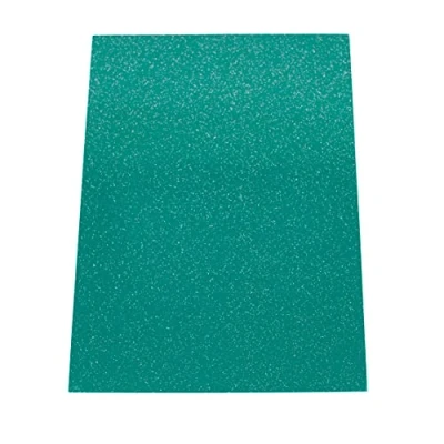 Image of House of Card &amp; Paper Green Glitter A4 240gsm (Pack 20 Sheets)