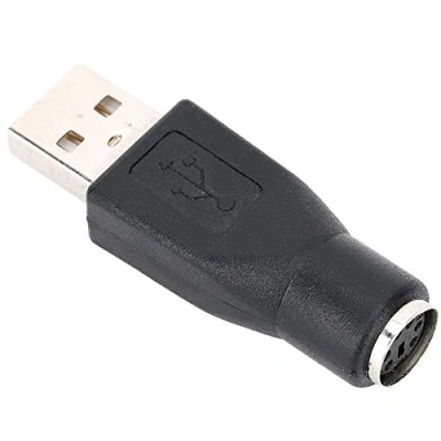 Image of ASHATA PS 2 to usb,5PCS USB Male for PS/2 Female Adapter Converter Keyboard Mouse with Interface,PS/2 Changer Small and portable