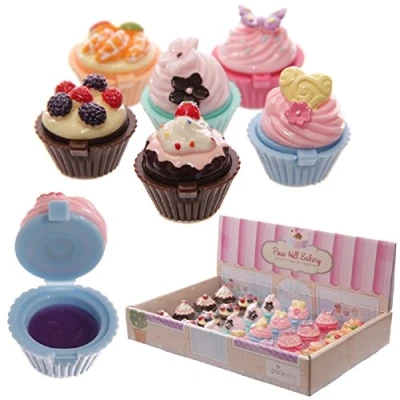 Image of Yummy Cupcake Delights Lip Balms/LipGloss (set of 4)