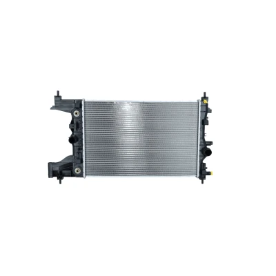 Image of 1300303, 13267657 Engine radiator NRF 53153 Aluminium 580mm 382mm 28mm with sensor Brazed cooling fins VAUXHALL: Astra Mk6, Mk6 Kombi