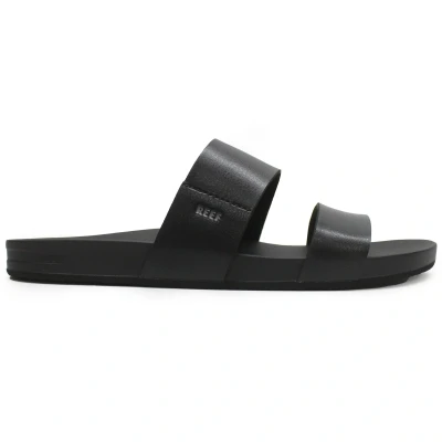 Image of Reef Cushion Vista Vegan Leather Women&#039;s Slides Sandals