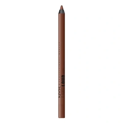 Image of NYX Professional Makeup Line Loud Lip Pencil, Waterproof, Infused with Jojoba Oil, Smooth Comfy Lips, Soft Matte Finish, Vegan Formula, No Equivalent